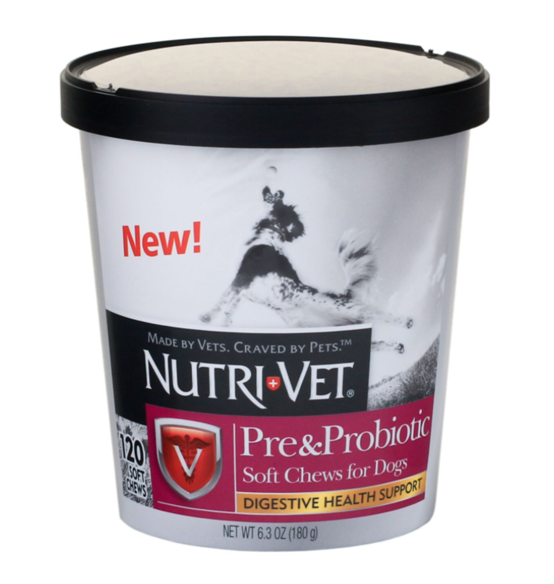 NutriVet Pre & Probiotic Chew 120ct