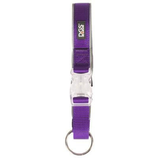 DGS Rechargeable Light Collar LG Purple 2.5" (51-63cm)