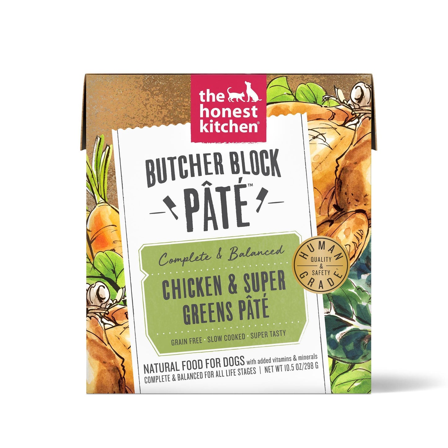 Butcher Block Chicken & Greens 10.5z