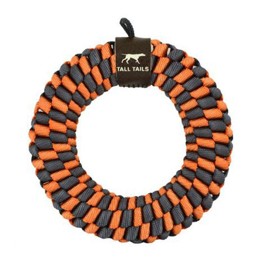 Tall Tails Braided Ring Orange 6"