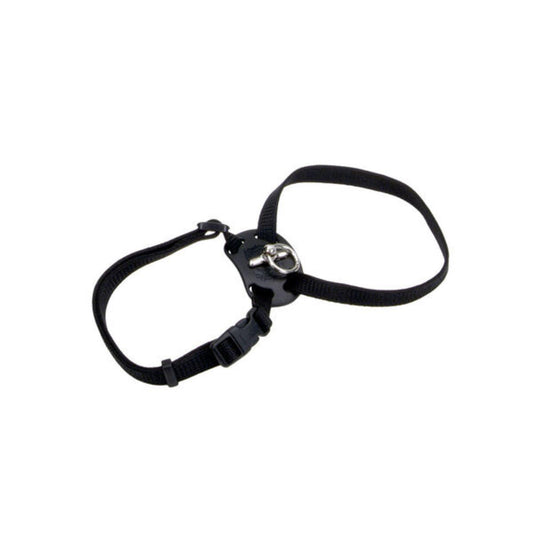 Size Right 3/8" Snag Proof Adj. Cat Harness 12"-18" Black