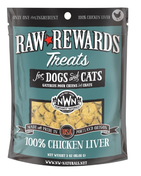 Raw Rewards Chicken Liver 3oz