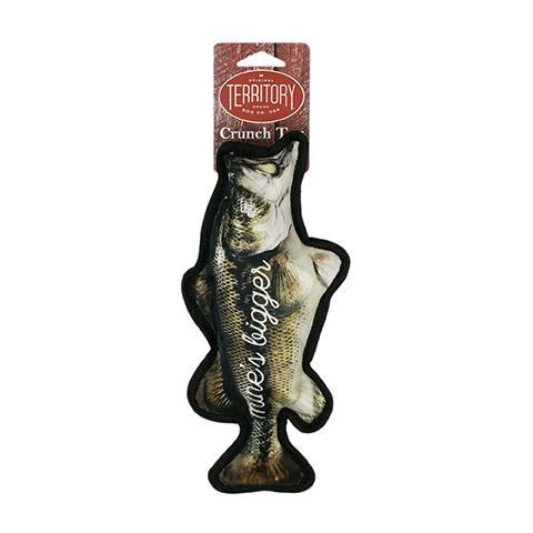 Territory Bass Fish Crunch Toy 12"