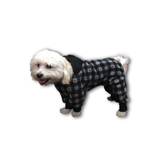Ultra Paws Snojam Pajamas Gry/Red SM