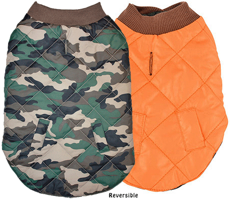 Fashion Pet Camouflage Reversible Jacket XSM