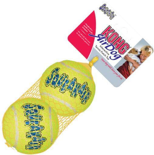 Kong Squeaker Tennis Ball 2pk LG