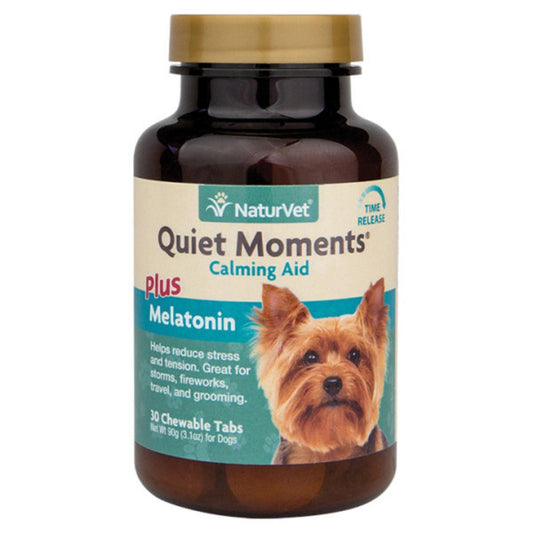 NaturVet Quiet Moments +Melatonin 30ct