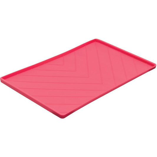 Messy Mutts Silicone Mat Red MD