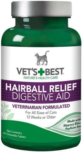 Vets Best Hairball Relief Tab 60ct