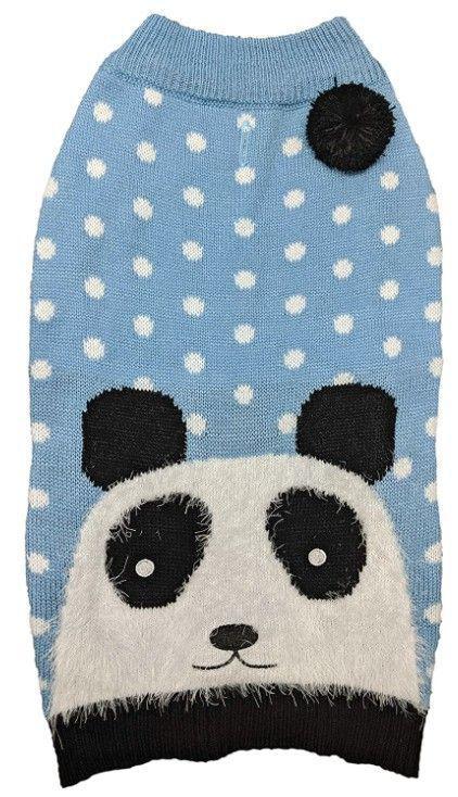 Fashion Pet Panda Sweater Blue LG