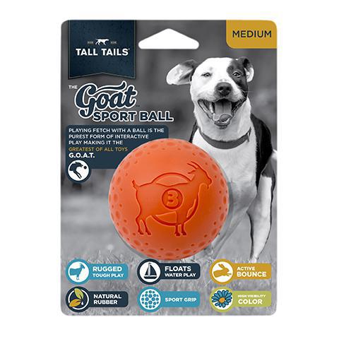 Tall Tails GOAT ball Orange 3"