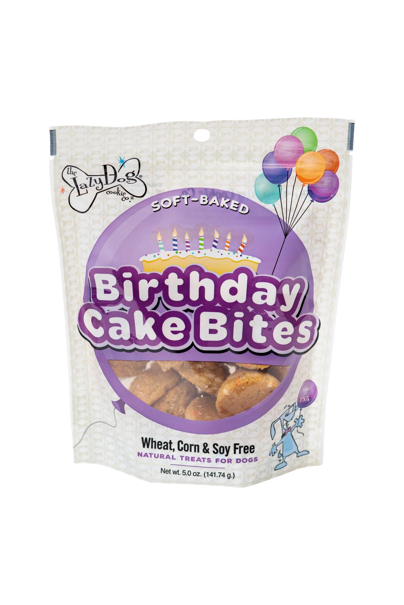 Lazy Dog Birthday Cake Bites 5z