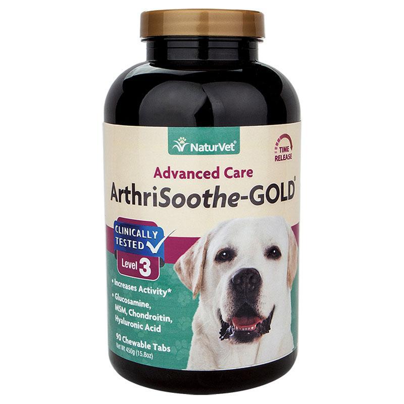 NaturVet ArthriSoothe-Gold LVL 3 Tablets 90ct