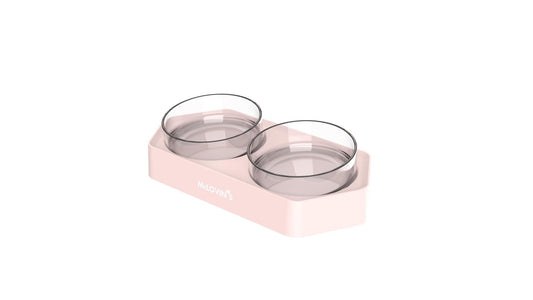 McLovin's Elevated Angle Double bowl Pink