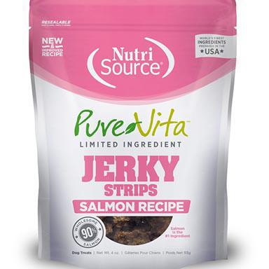 Pure Vita Jerky Strips Salmon 4z