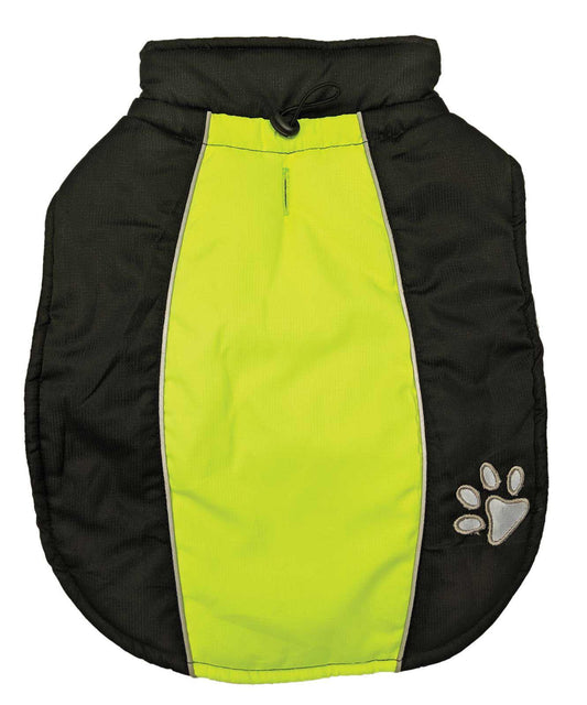 Fashion Pet Sporty Jacket Black & Green XSM