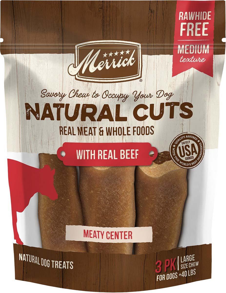 Merrick Natural Cuts Beef LG 3pk