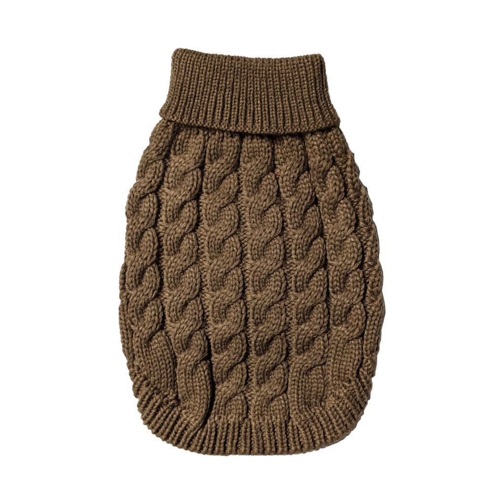 Cosmo Chunky Cable Sweater Brown XSM