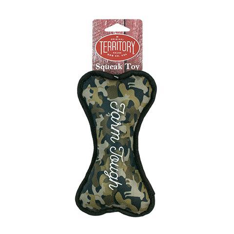 Territory Camo Bone w/ Squeaker 8"