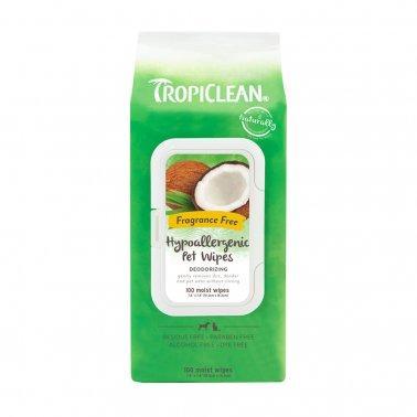 TropiClean Wipes Hypo-Allergenic 100ct