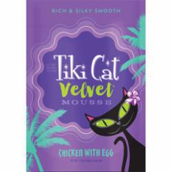 Tiki Cat Velvet Chick & Eggs 2.8z