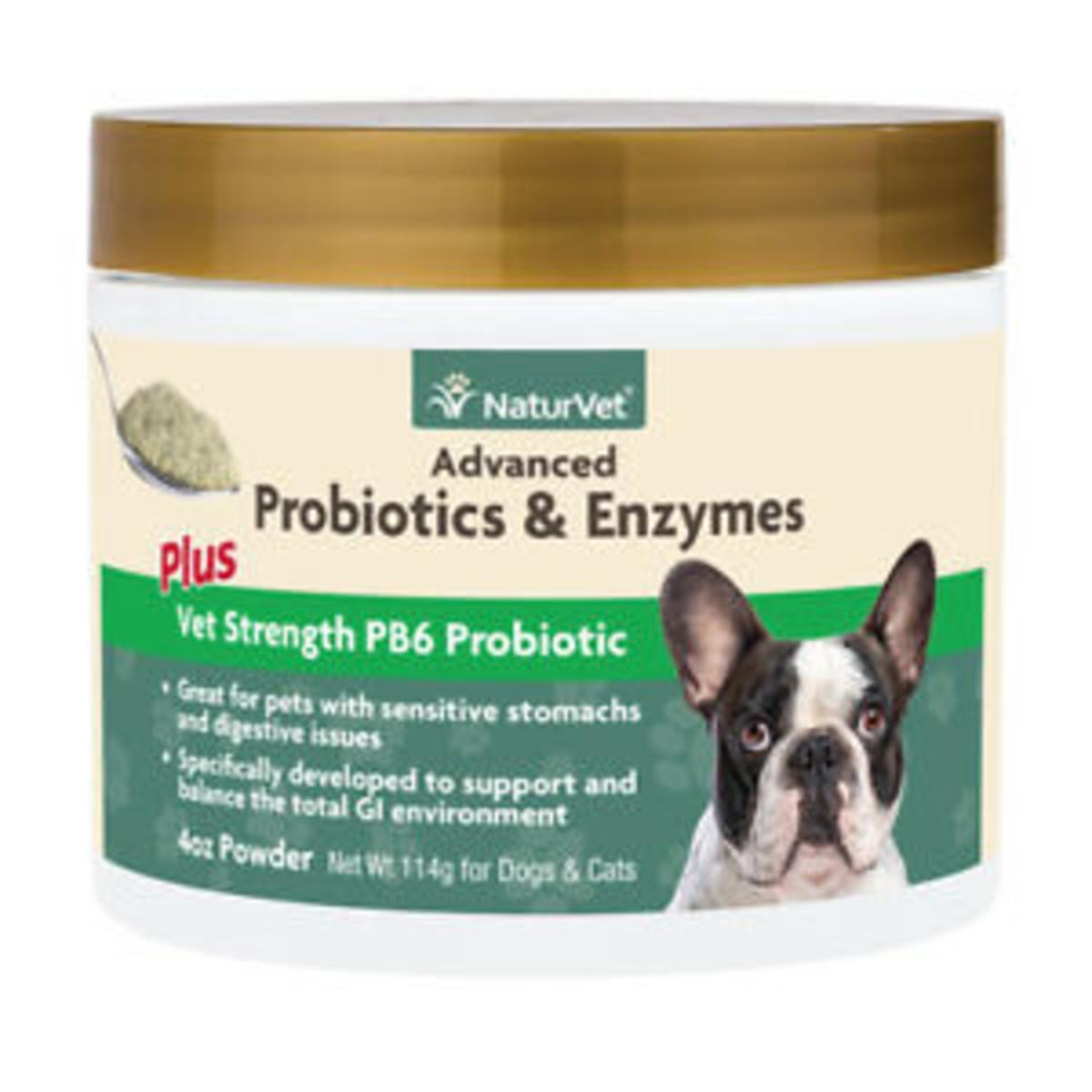 NaturVet Probiotics & Enzymes 4z