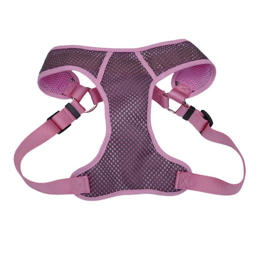 Coastal 1" Soft Harness Gray/Pink 28"-36"