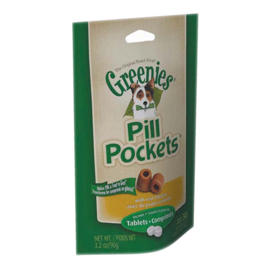 Greenies Chicken Tablet Pockets 30ct