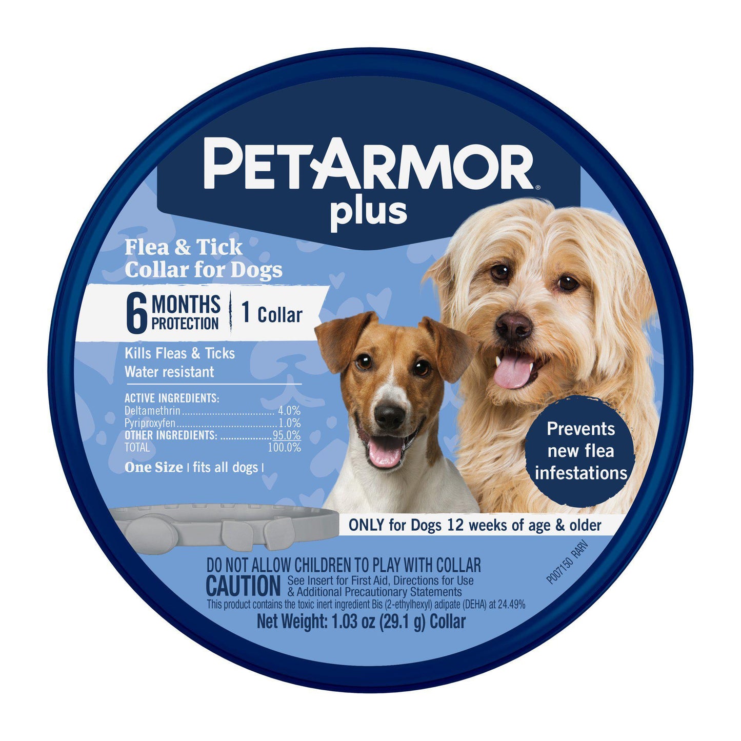 PetArmor Plus Flea & Tick Dog Collar 1pk