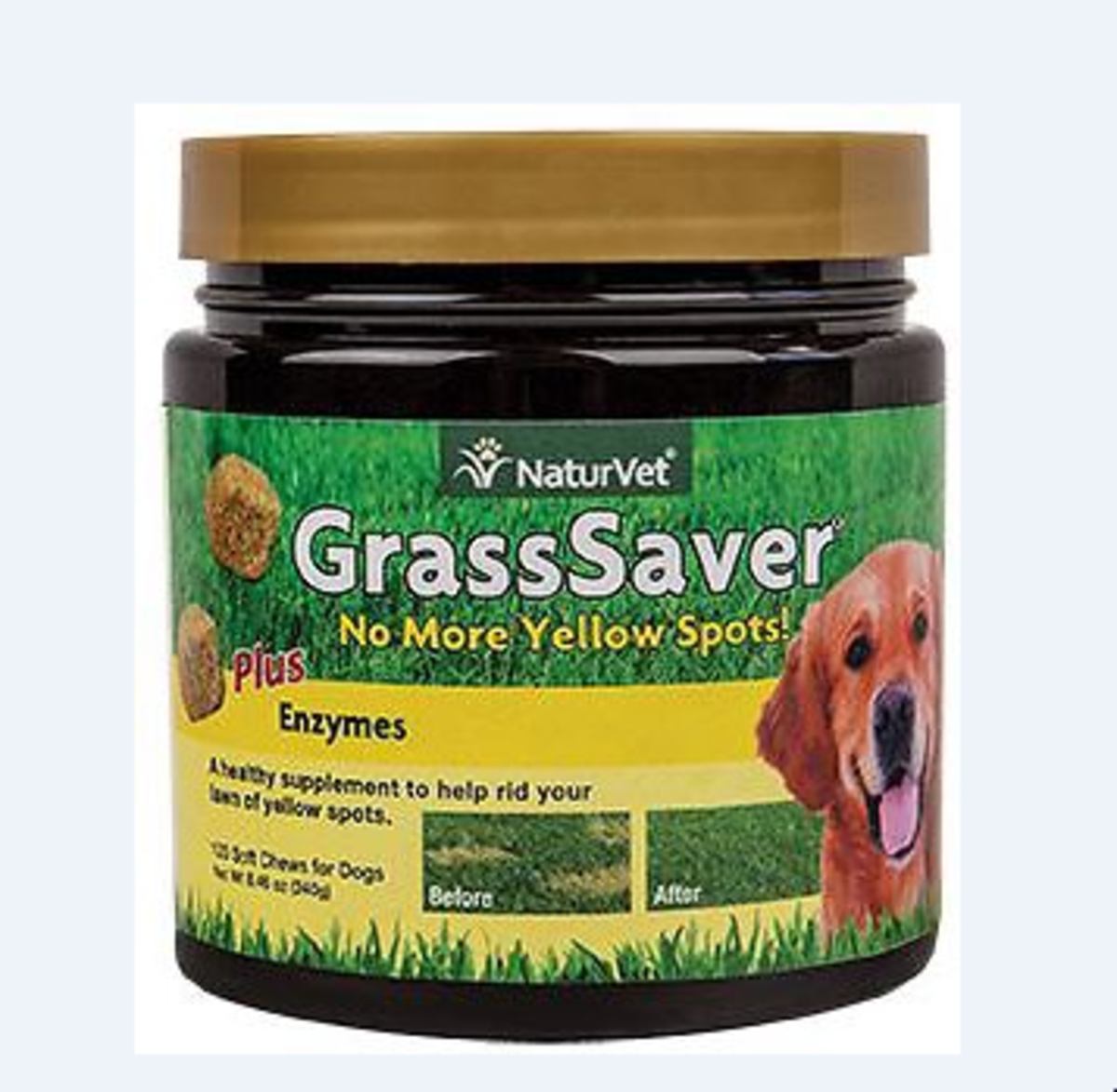 NaturVet Grass Saver w/Enzymes 120ct