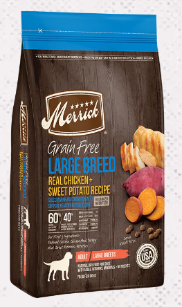 Merrick GF Chicken & Sweet Potato LG 22#