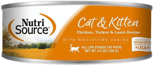 Nutri Source Chicken/Turkey/Lamb Cat 5.5z