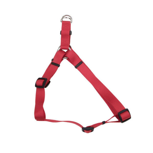 Coastal 3/8" Adjustable Harness Red 12"-18"