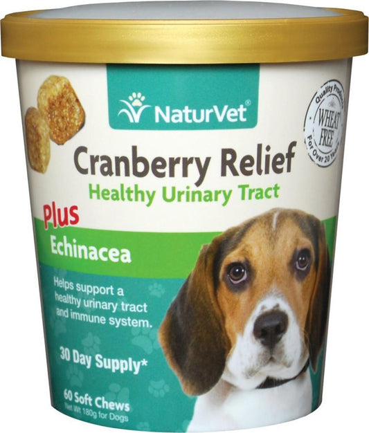 NaturVet Cranberry Relief +Echinacea 60ct