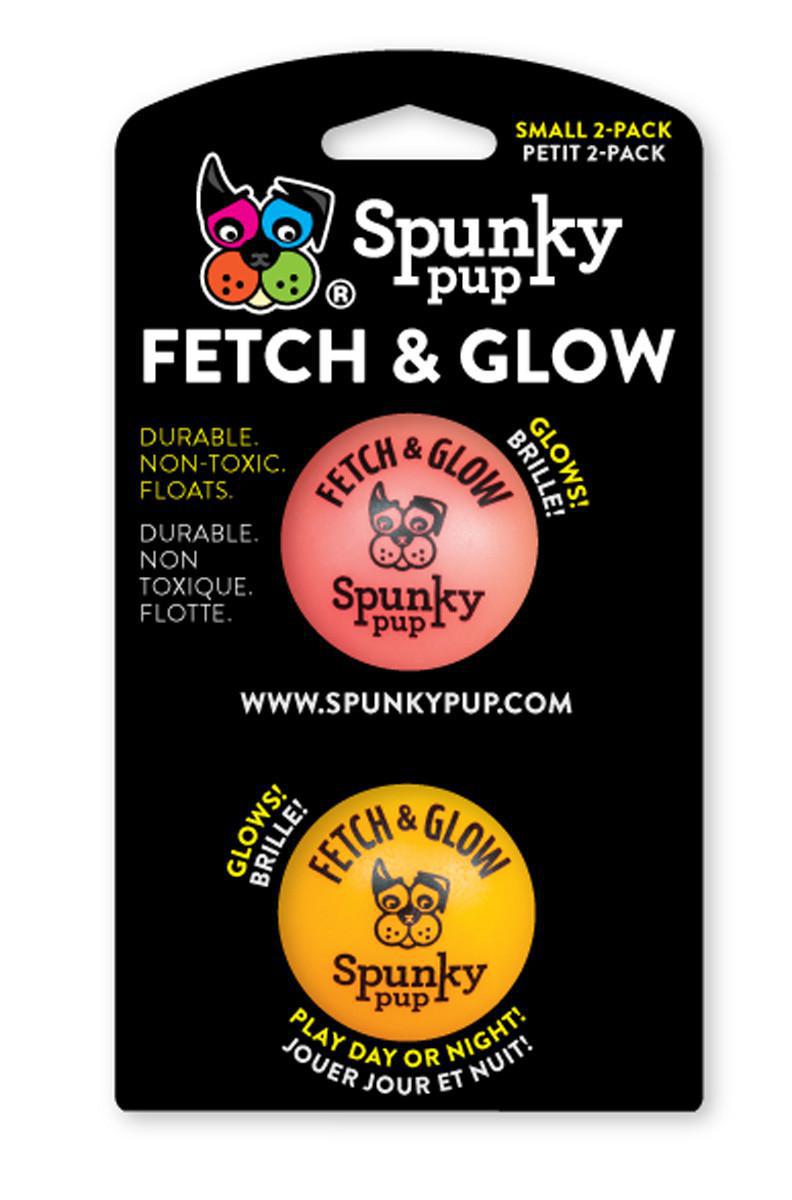 Spunky Pup Fetch & Glow SM 2pk