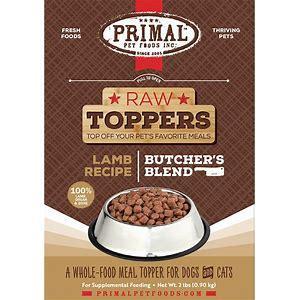 Primal Frozen Raw Toppers Lamb 2#
