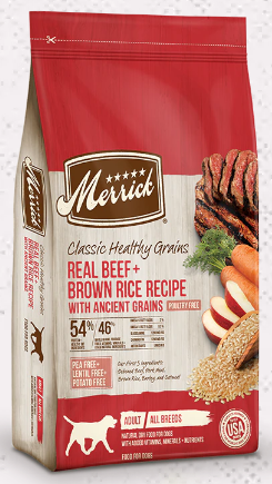 Merrick Classic Beef & Rice 12#