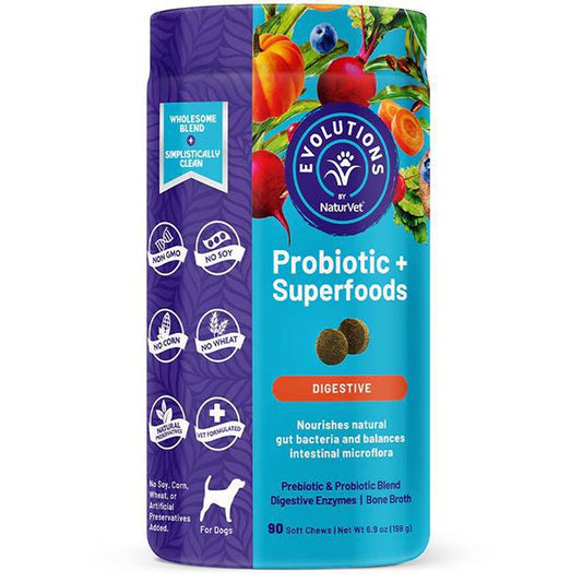 Evolutions Probiotic + Superfoods chews 90ct