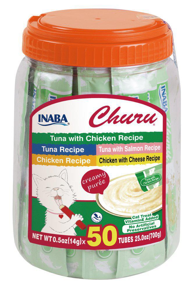 Inaba Purees Tuna / Chicken 2oz 50 pack