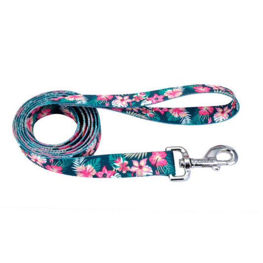 Coastal 1" Leash Tropical Flower x6'