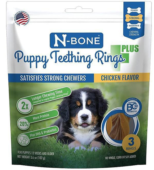 N-Bone Chicken Teething Rings Plus 3ct