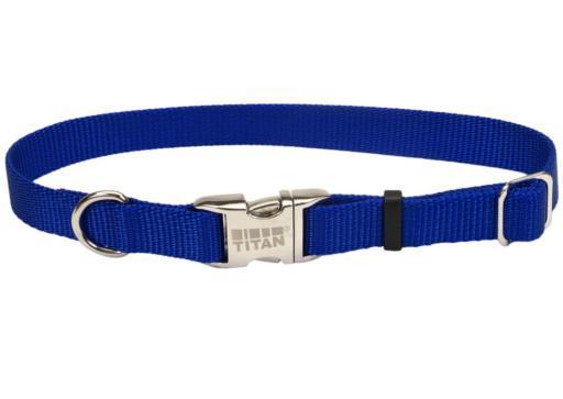 Coastal 1" Collar w/ Metal Buckle Blue 18"x26"