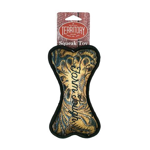 Territory Saddle Bone w/ Squeaker 8"