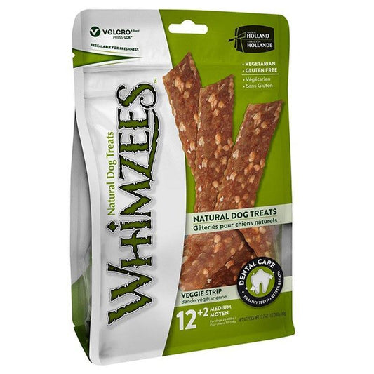 Whimzees Veggie Strips MD 5.9" 14pk