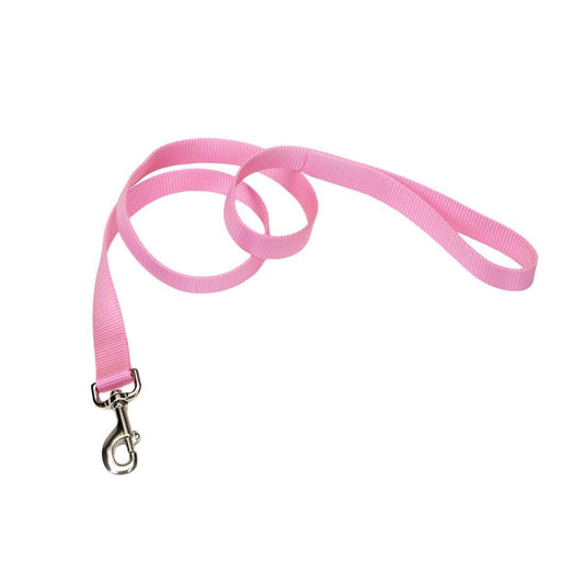 Coastal 1" Single -Ply Leash Pink x6'