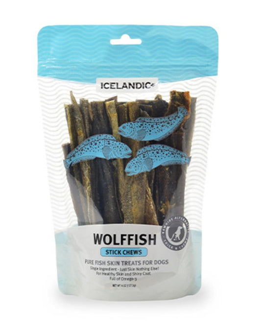 Icelandic Wolffish Skin Strips 12oz