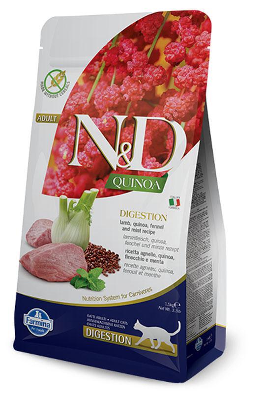 N&D Quinoa Digestion Lamb Cat 3.3#