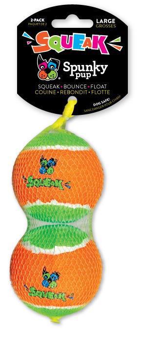 Spunky Tennis Balls LG 2pk