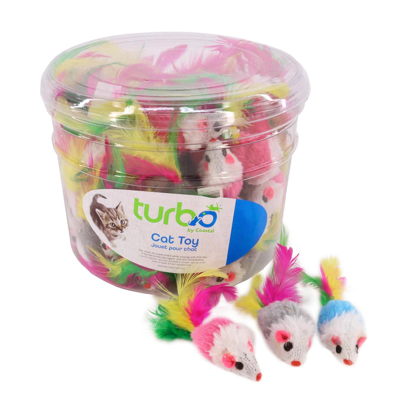 Turbo Mouse w/ Feathers