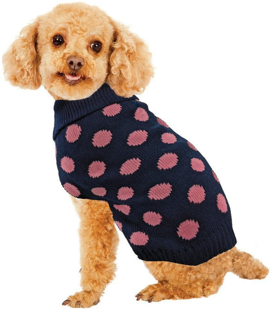 Fashion Pet Dot Sweater Pink XSM